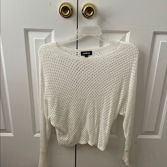 Express Women's White Sweater - Picture 1 of 4